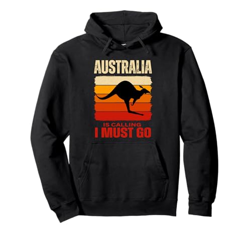 Lustiges Australia is Calling I Must Go Aussie Design Männer Frau Pullover Hoodie von Australia lovers souvenir