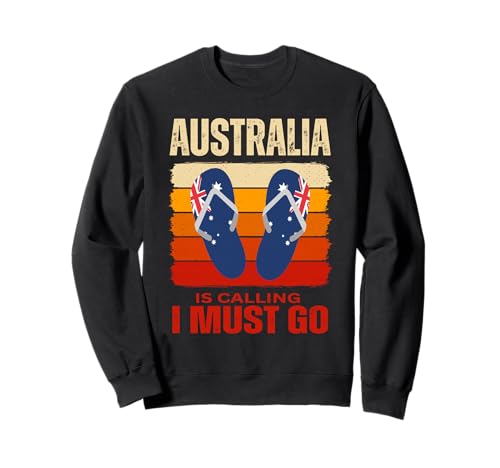 Lustiges Australia is Calling I Must Go Aussie Design Männer Frau Sweatshirt von Australia lovers souvenir