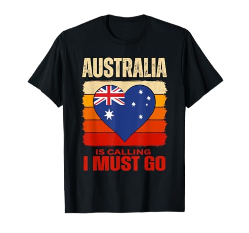 Lustiges Australia is Calling I Must Go Aussie Design Männer Frau T-Shirt von Australia lovers souvenir