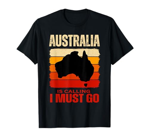 Lustiges Australia is Calling I Must Go Aussie Design Männer Frau T-Shirt von Australia lovers souvenir