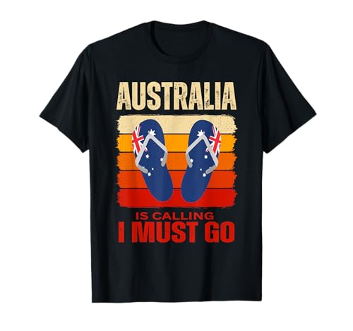 Lustiges Australia is Calling I Must Go Aussie Design Männer Frau T-Shirt von Australia lovers souvenir