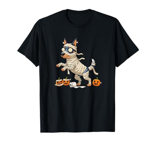 Australian Cattle Dog, Mumie, Kürbis, Halloween, Herren, Damen T-Shirt von Australian Cattle Dog Halloween Outfits Boy Girl