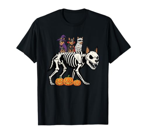 Australischer Rinderhund Mama Hexe Halloween Kinder Herren Damen T-Shirt von Australian Cattle Dog Halloween Outfits Boy Girl