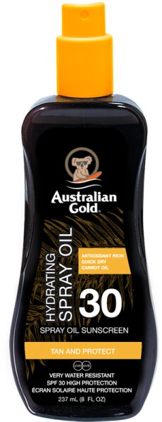 Australian Gold SPF 30 Spray Oil Sunscreen Hydrating Formula 237 ml von Australian Gold