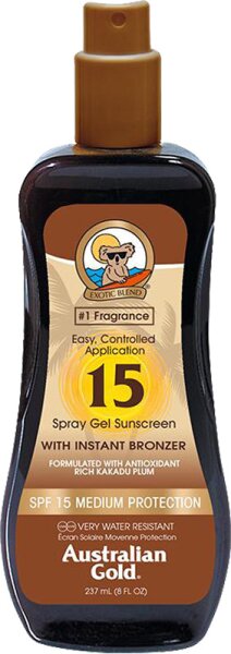 Australian Gold Spray Gel Bronzer SPF15 237 ml von Australian Gold