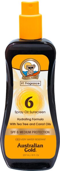 Australian Gold Sunscreen SPF 6 Carrot Oil Spray 237 ml von Australian Gold