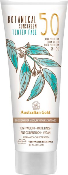 Australian Gold Sunscreen SPF50 Botanical Tinted Face Medium-Tan 88 ml von Australian Gold
