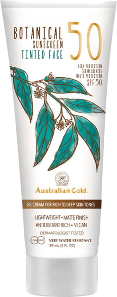 Australian Gold Sunscreen SPF50 Botanical Tinted Face Rich-Deep 88 ml von Australian Gold