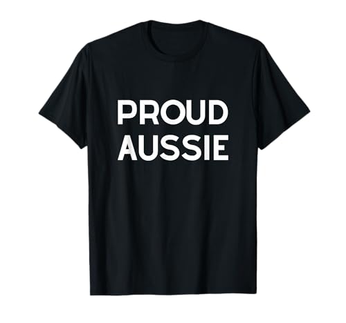 Stolzer australischer Mann Souvenir Aussie Frau Junge Mädchen T-Shirt von Australian Pride Ancestry Origins Family Travel