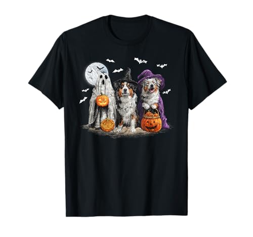Australian Shepherd Happy Halloween Hundeliebhaber für Herren und Damen T-Shirt Australian Shepherd Happy Halloween Hundeliebhaber für Herren und Damen T-Shirt von Australian Shepherd Dog Pumpkin Happy Halloween
