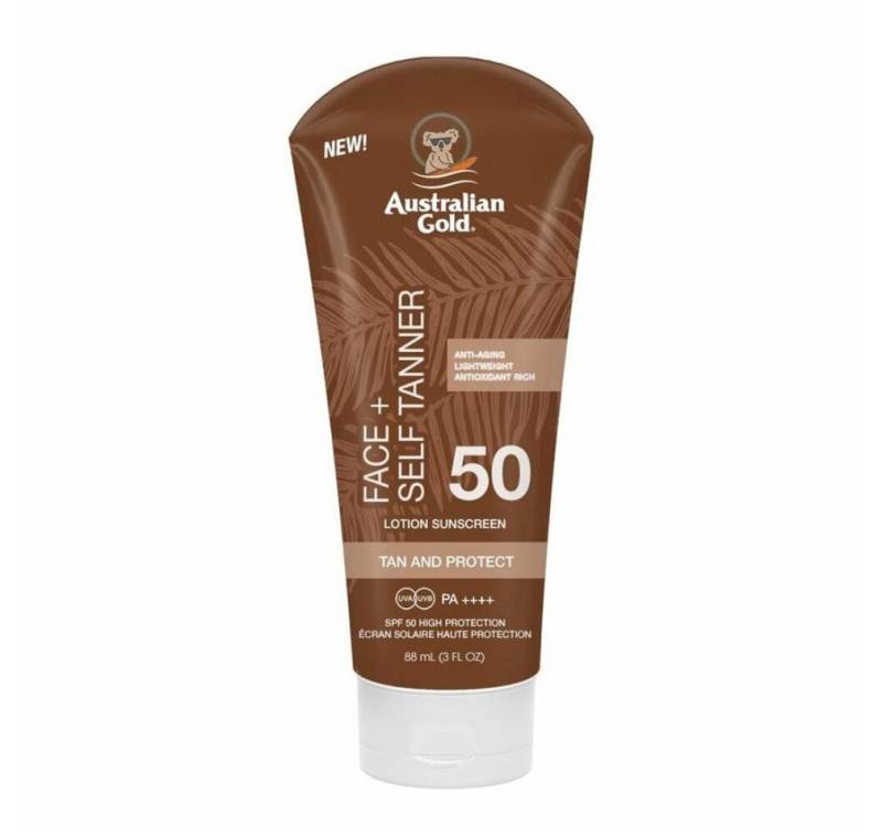 Australian Körperpflegemittel FACE SELF TANNER SPF50 sunscreen 88 ml von Australian