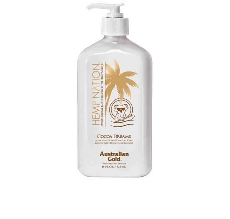 Australian Körperpflegemittel HEMP NATION COCOA Feuchtigkeitscreme Bräune verlängern 535ml von Australian