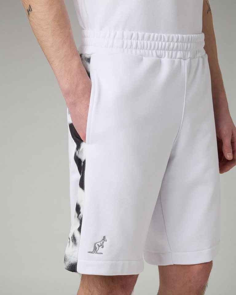 Australian Shorts Tennishose File 2025 (Baumwolle) kurz weiss/schwarz Herren von Australian