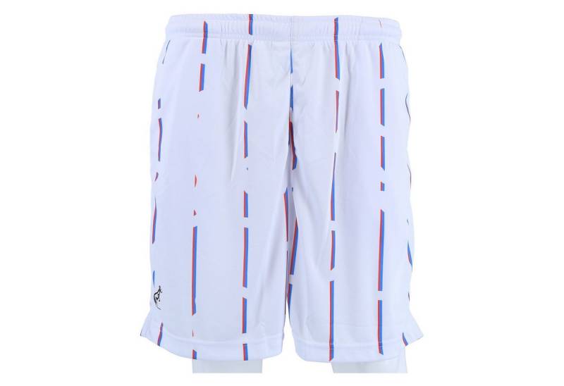 Australian Shorts Tennishose Stripes in Ace kurz weiss Herren von Australian