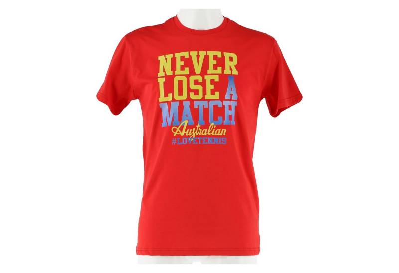 Australian T-Shirt Never Lose rot Herren von Australian