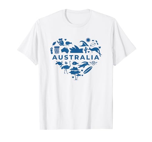 Australia Flagge Australier Land Damen Herren Fun Australien T-Shirt von Australien Fahne Australisch Frauen Männer Deko