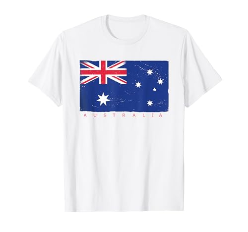 Australia Flagge Australier Land Damen Herren Fun Australien T-Shirt Australia Flagge Australier Land Damen Herren Fun Australien T-Shirt von Australien Fahne Australisch Frauen Männer Deko