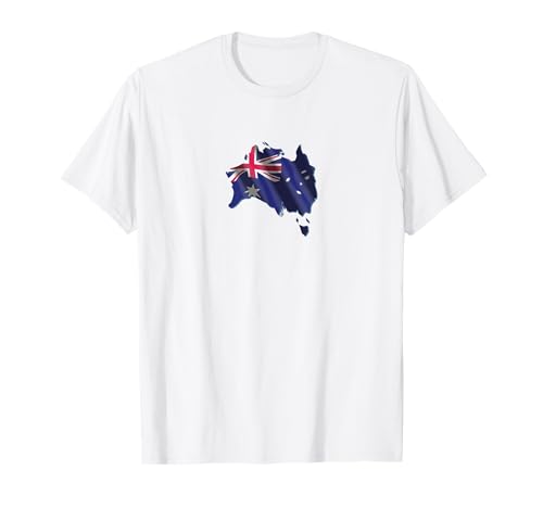 Australia Flagge Australier Land Damen Herren Fun Australien T-Shirt von Australien Fahne Australisch Frauen Männer Deko