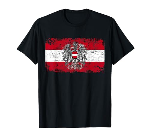 ÖSTERREICH Flagge | Damen Herren Kinder ÖSTERREICH T-Shirt von Austria Family Shop