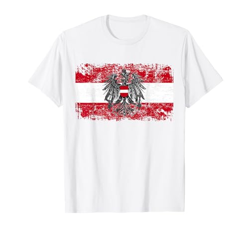 ÖSTERREICH Flagge | Damen Herren Kinder ÖSTERREICH T-Shirt von Austria Family Shop