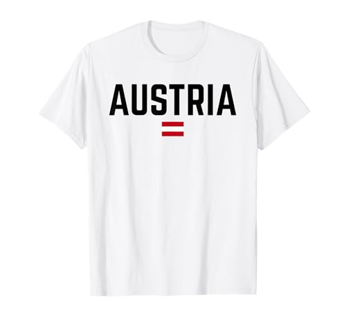 ÖSTERREICH Flagge | Damen Herren Kinder ÖSTERREICH T-Shirt von Austria Family Shop