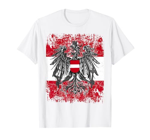 ÖSTERREICH Flagge | Damen Herren Kinder ÖSTERREICH T-Shirt von Austria Family Shop