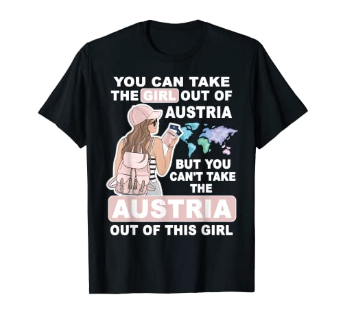 Cooles Mädchen aus Österreich - Proud Austria Girl T-Shirt von Austria Home Country - Austria Outfits & Designs