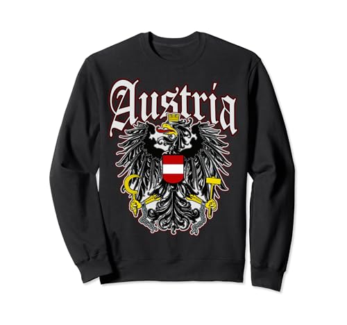 Österreich Austria Wappen Adler Herren Damen Österreich Sweatshirt von Austria Österreich