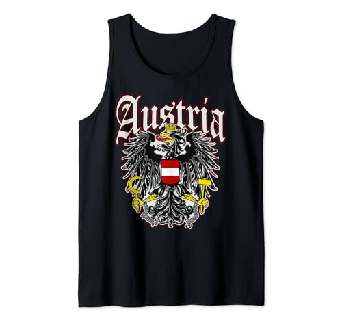 Österreich Austria Wappen Adler Herren Damen Österreich Tank Top von Austria Österreich
