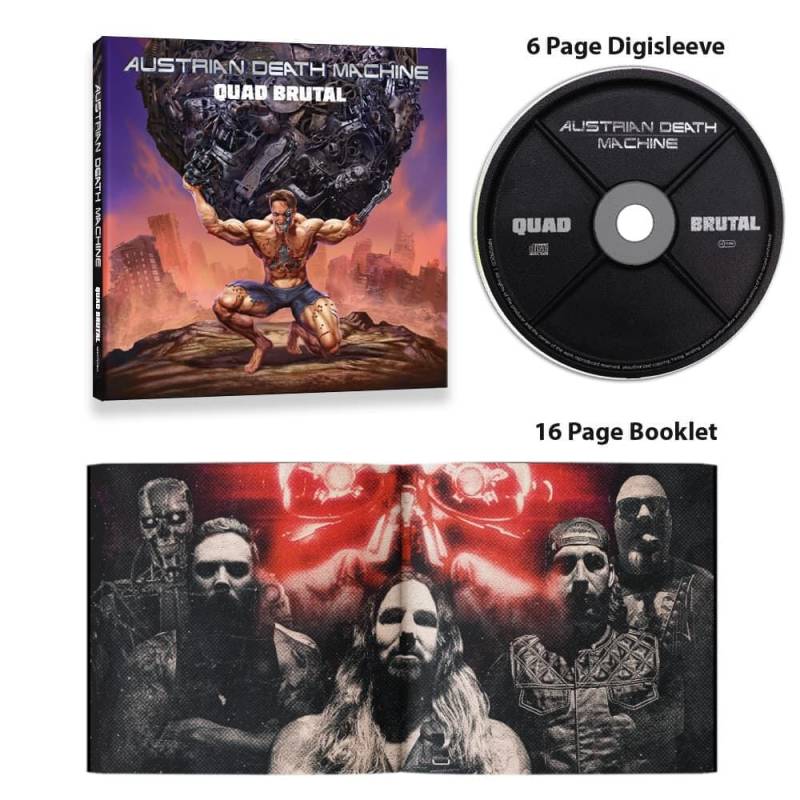 Quad brutal von Austrian Death Machine - CD (Digisleeve) von Austrian Death Machine