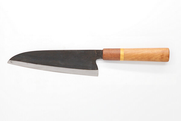 Authentic Blades Küchenmesser "Santoku" 18cm, Griff aus Eisenholz von Authentic Blades