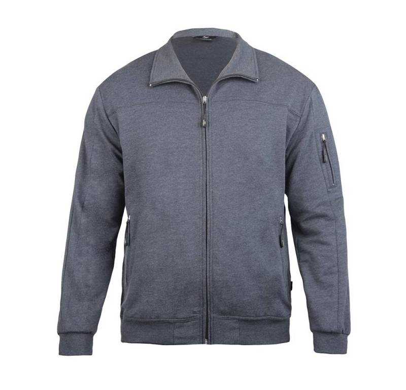 Authentic Klein Sweatjacke Herren Jerseyjacke aus 100% Baumwolle in Übergrößen und Kurzgrößen von Authentic Klein