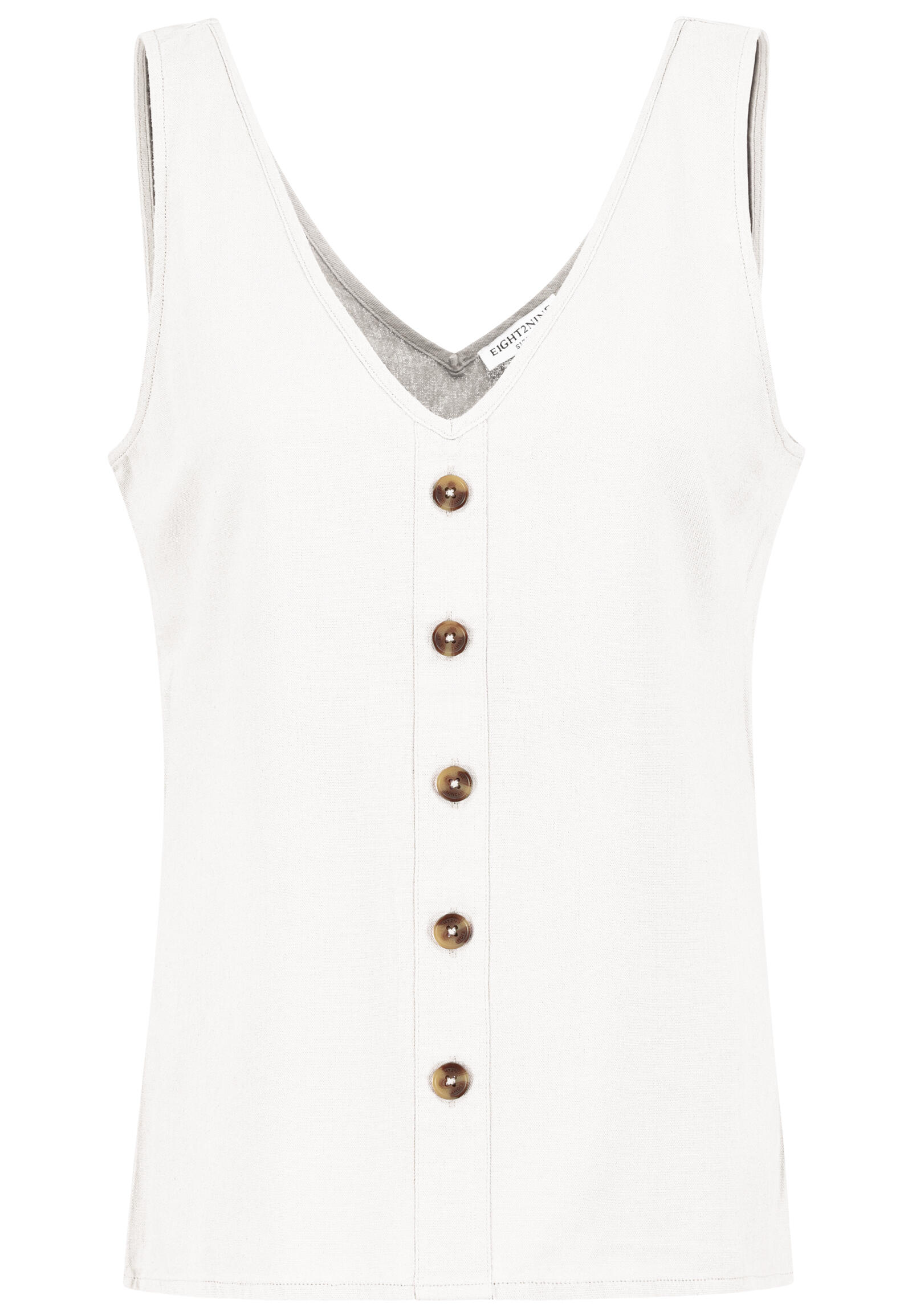 Authentic Style - DOB Blusen Top white - Gr. - S von Authentic Style