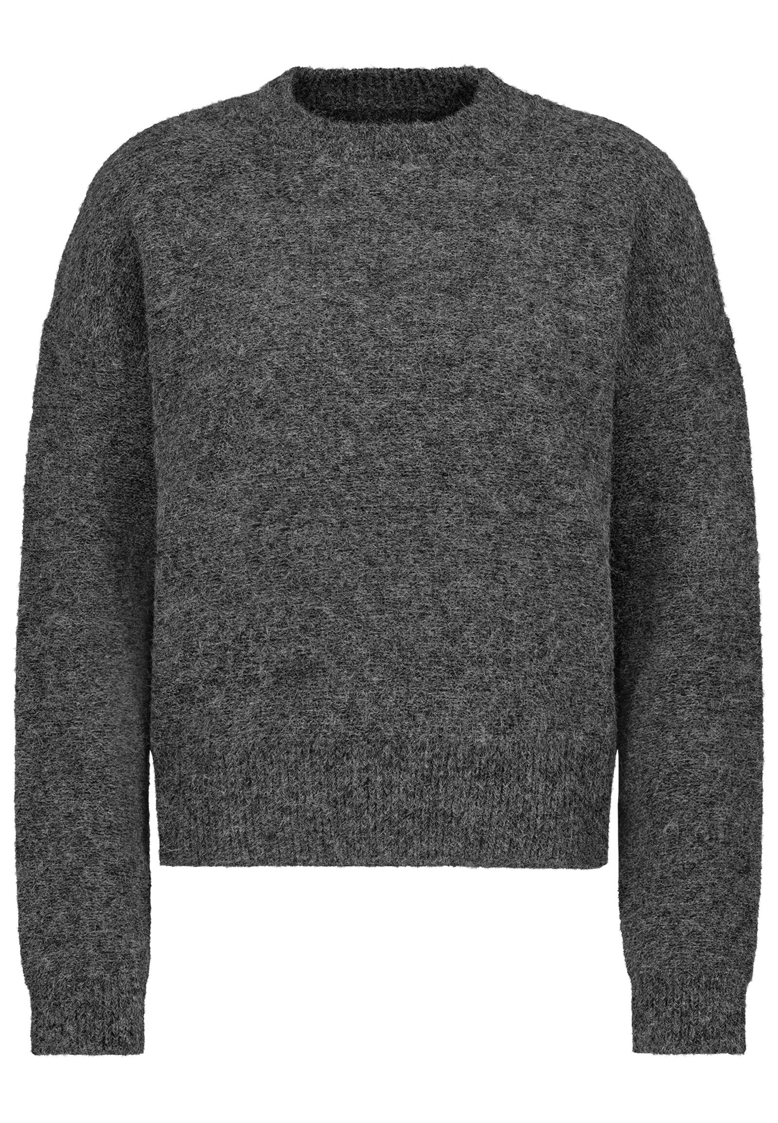 Authentic Style - DOB Strickpullover black melange - Gr. - S von Authentic Style