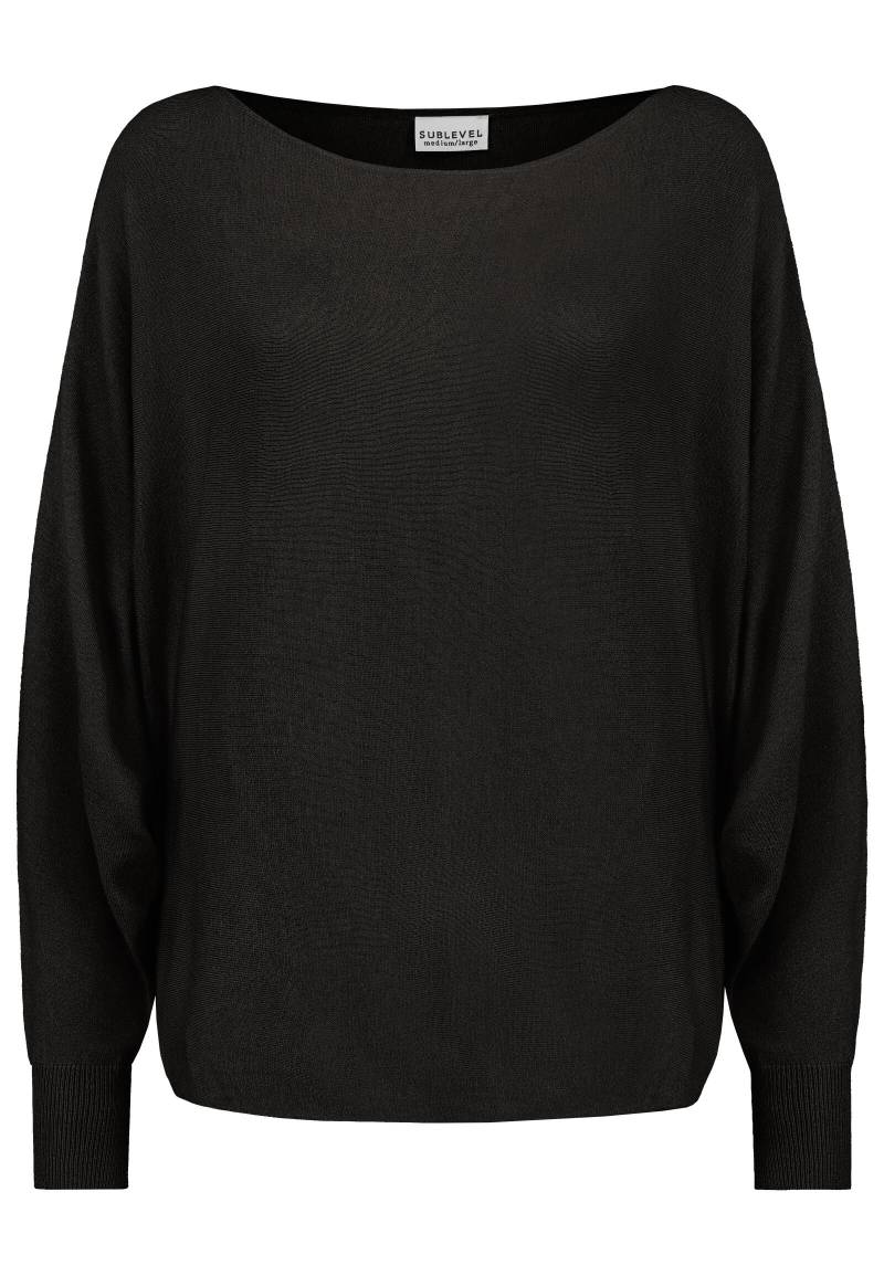 Authentic Style - DOB Strickpullover black von Authentic Style