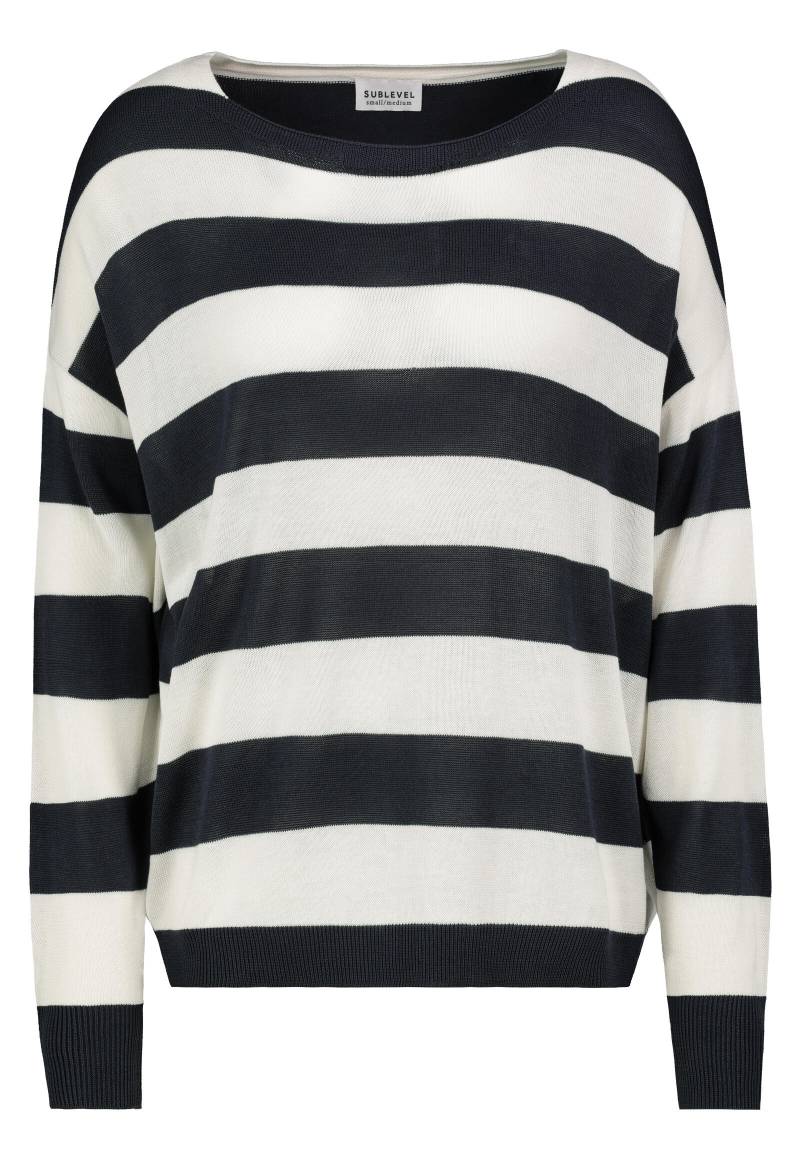 Authentic Style - DOB Strickpullover navy-offwhite von Authentic Style