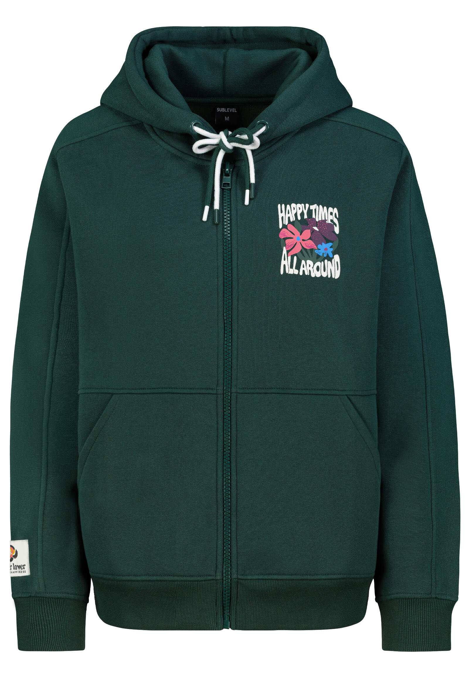 Authentic Style - DOB Sweatshirt Jacke dark teal green - Gr. - XS von Authentic Style