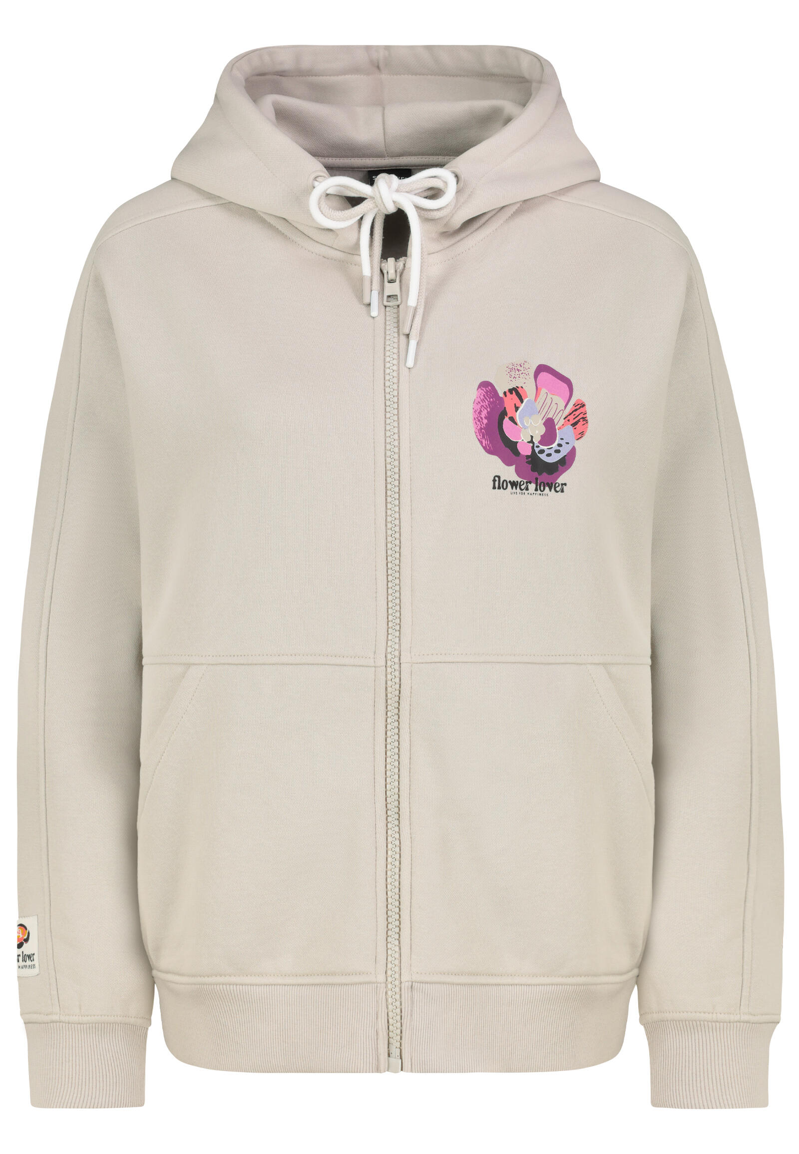 Authentic Style - DOB Sweatshirt Jacke light sand - Gr. - M von Authentic Style