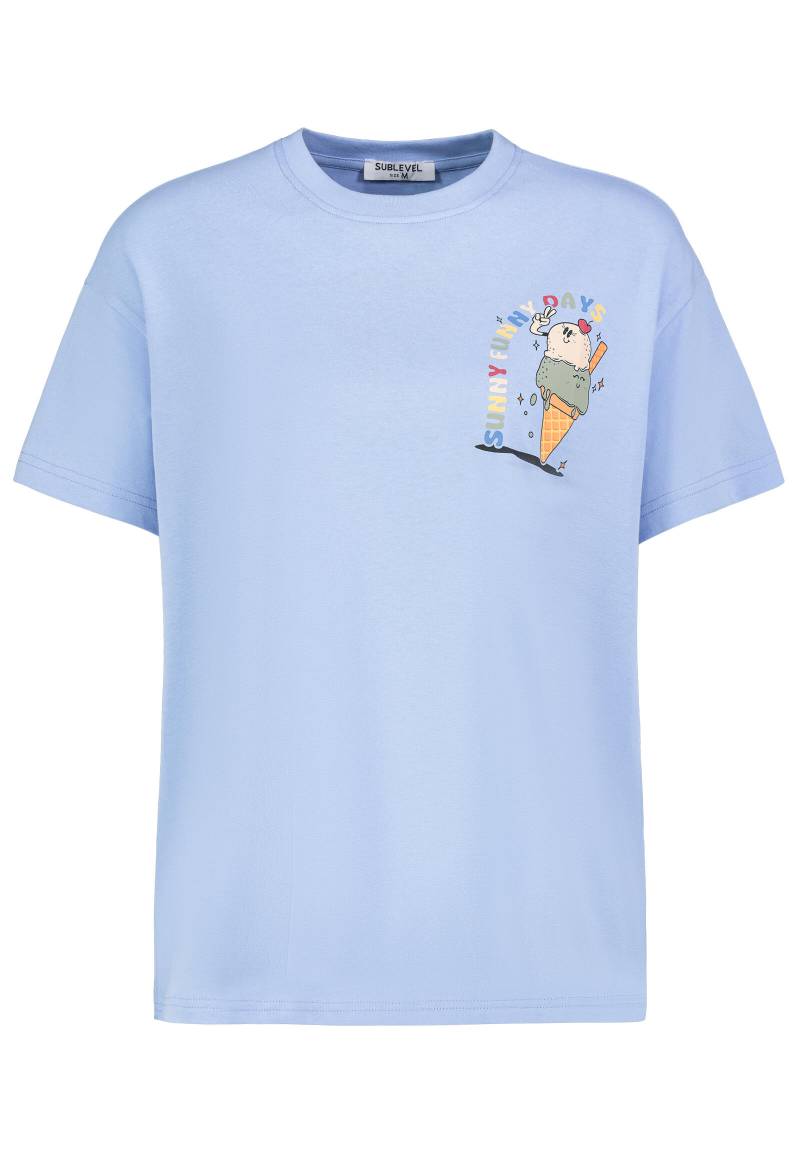 Authentic Style - DOB T-Shirt Print open air blue - Gr. - M von Authentic Style