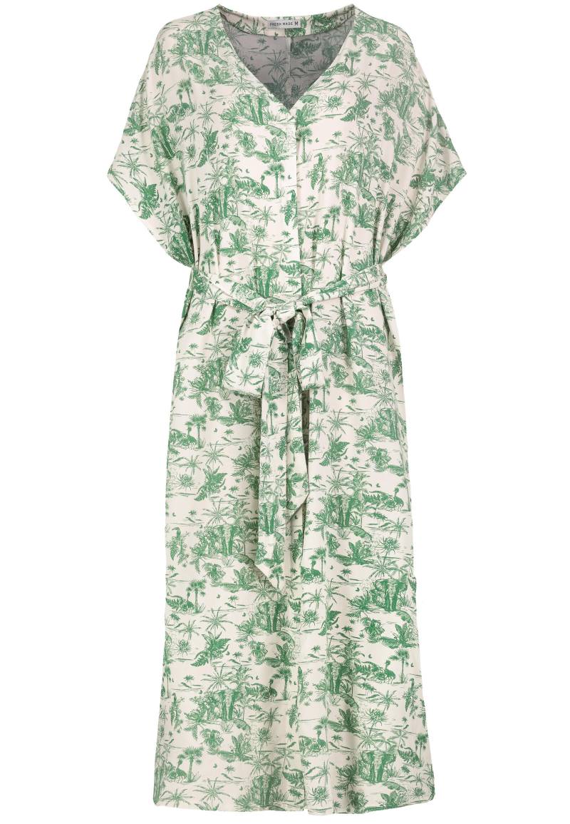 Authentic Style - DOB kurzarm Kleid jungle: nude beige - Gr. - L von Authentic Style