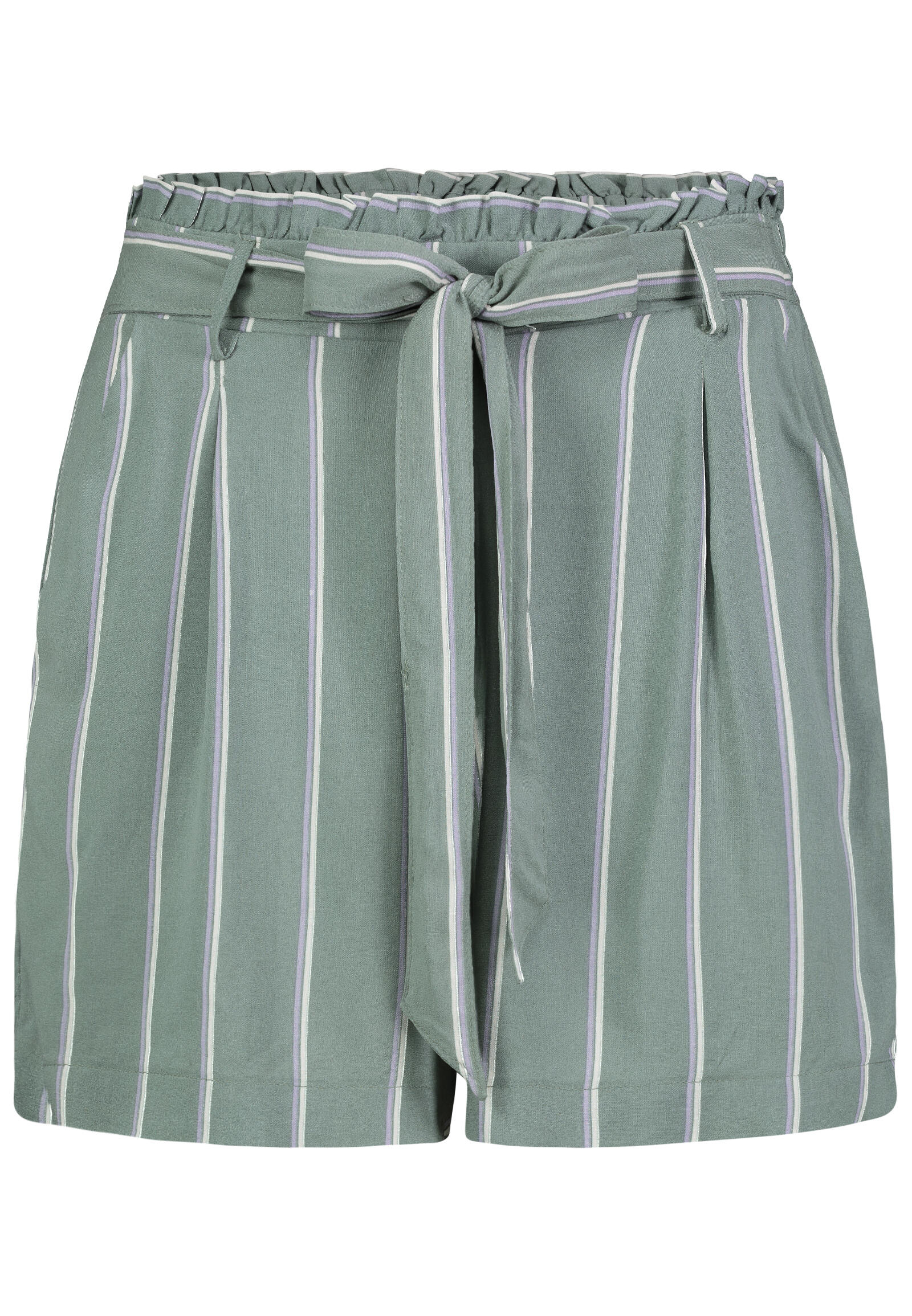 Authentic Style - DOB kurze Hose stripes: iceberg green-soft lilac-ivory - Gr. - S von Authentic Style
