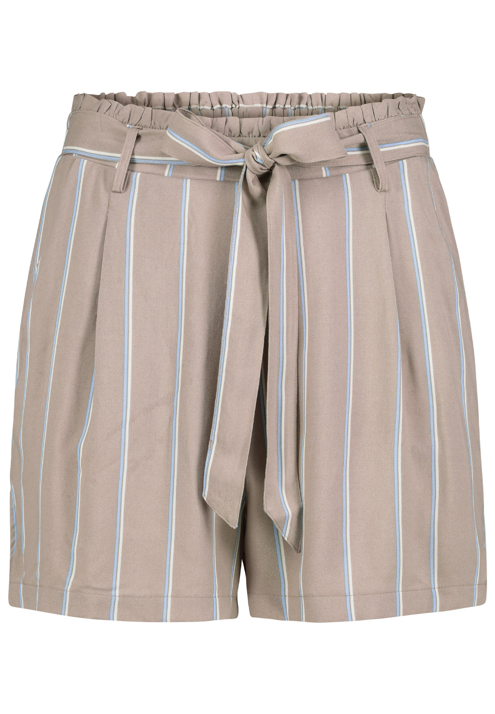 Authentic Style - DOB kurze Hose stripes: string beige -light blue-ivory - Gr. - M von Authentic Style