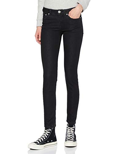 Authentic Style Damen Sweat Basic Jeans, Black Denim, S von Authentic Style