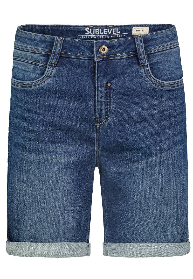 Authentic Style - HAKA kurze Sweat-Jeans dark blue denim d84 - Gr. - 33 von Authentic Style