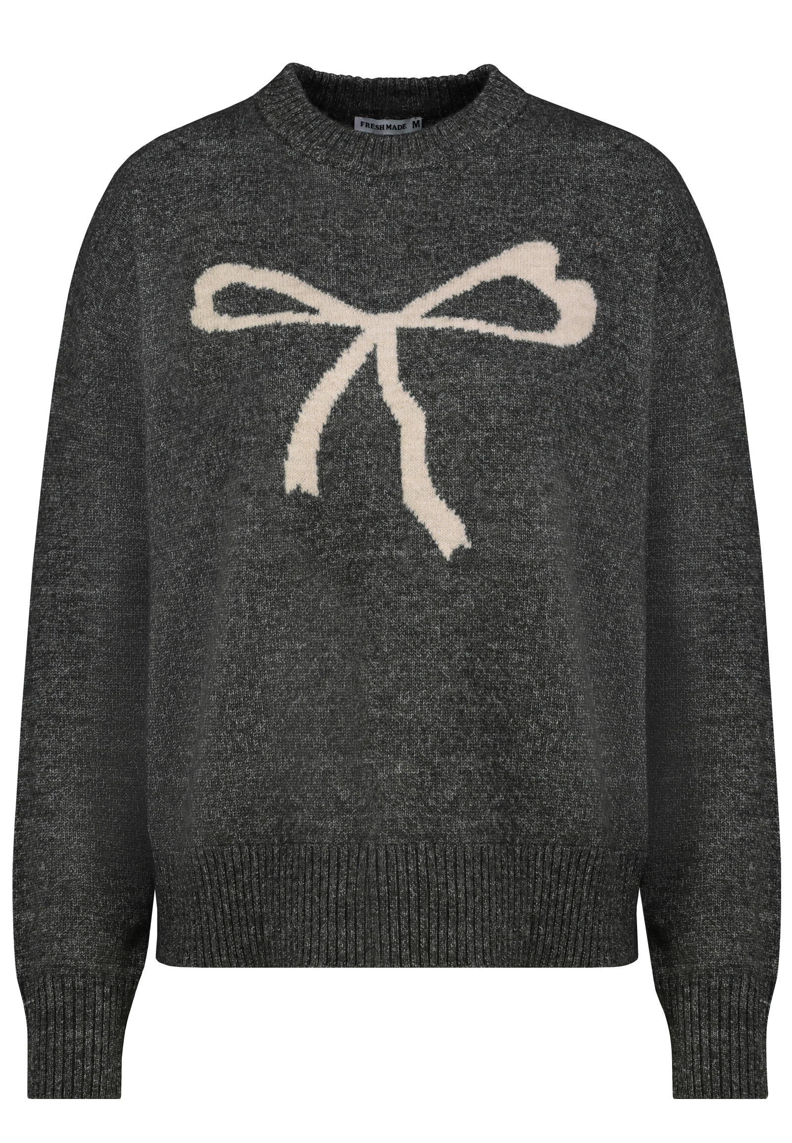 Authentic Style - RE9CIFN0cmlja3B1bGxvdmVy anthracite grey melange - Gr. - L von Authentic Style