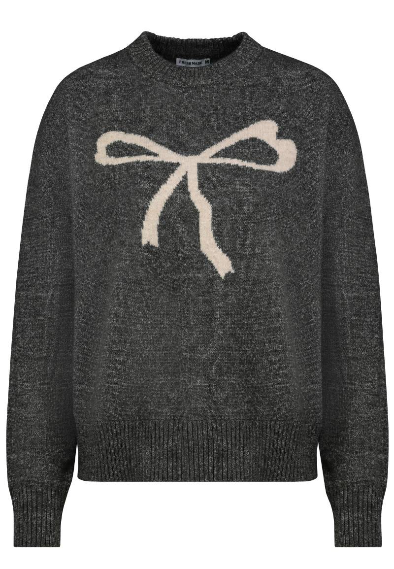 Authentic Style - RE9CIFN0cmlja3B1bGxvdmVy anthracite grey melange - Gr. - XL von Authentic Style