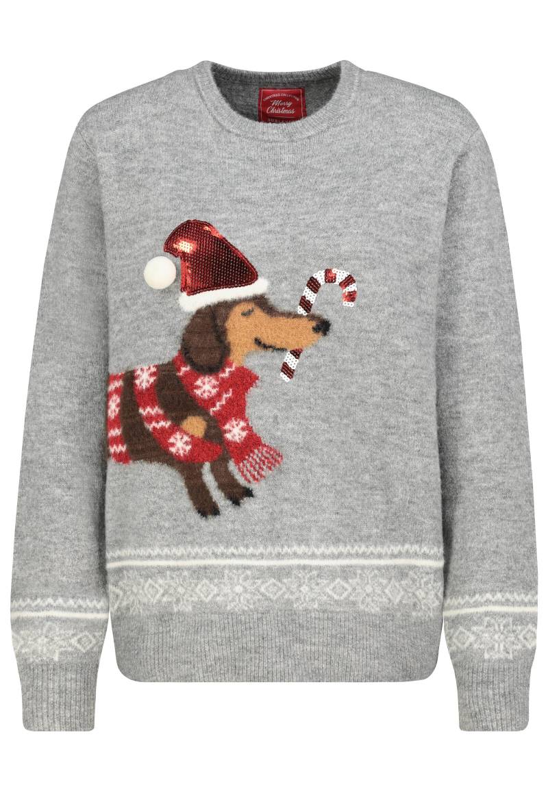 Authentic Style - RE9CIFN0cmlja3B1bGxvdmVy grey melange - Gr. - L von Authentic Style