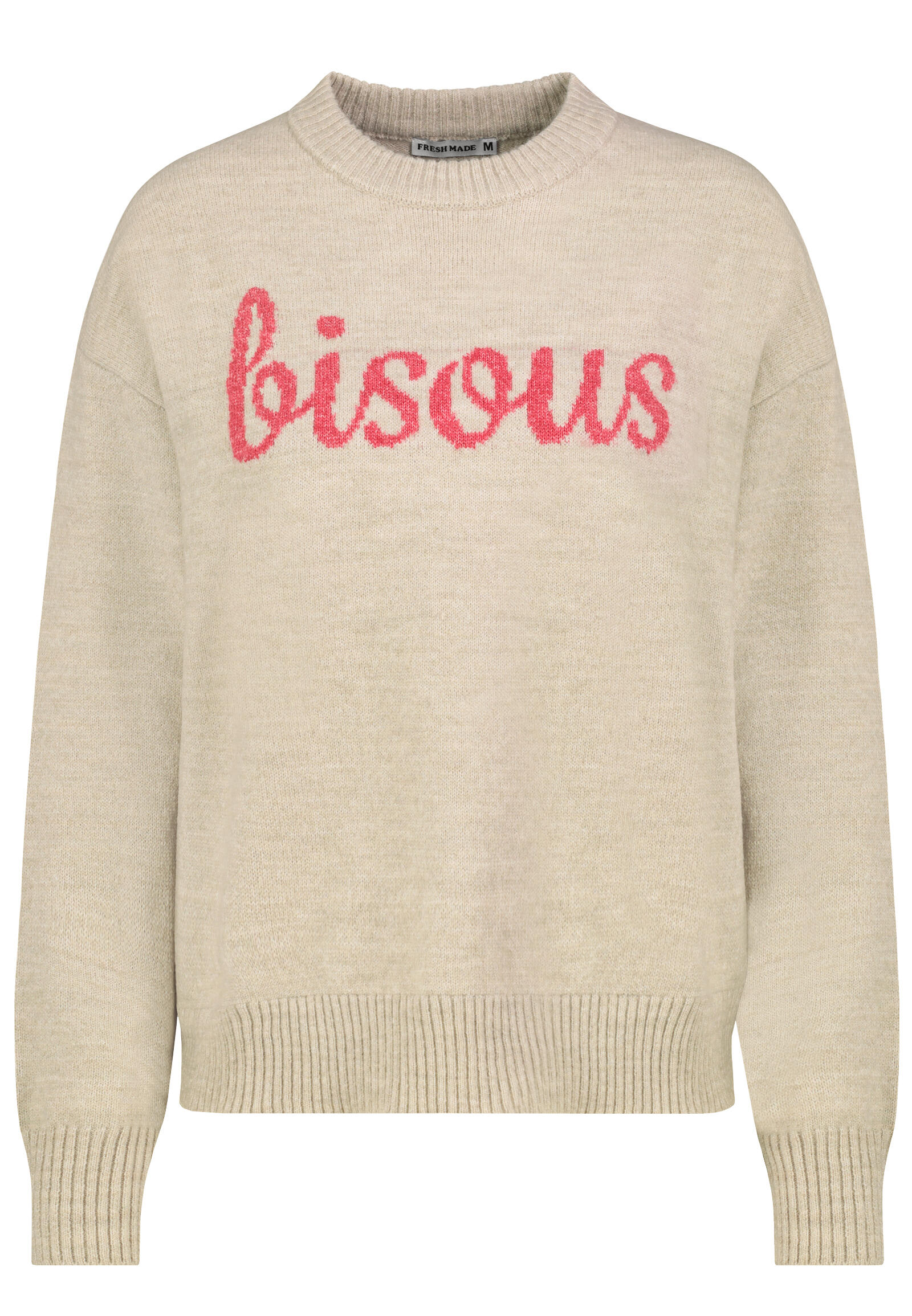 Authentic Style - RE9CIFN0cmlja3B1bGxvdmVy light sand - Gr. - L von Authentic Style