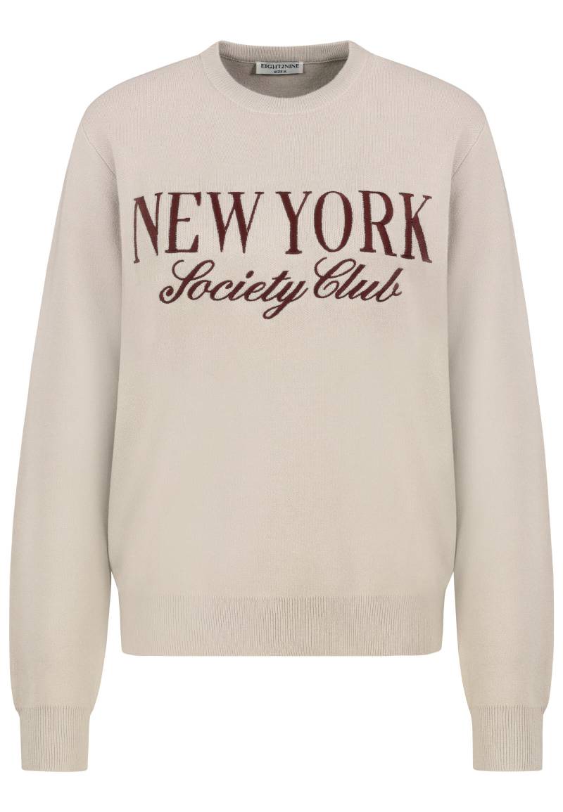 Authentic Style - RE9CIFN0cmlja3B1bGxvdmVy light sand - Gr. - M von Authentic Style