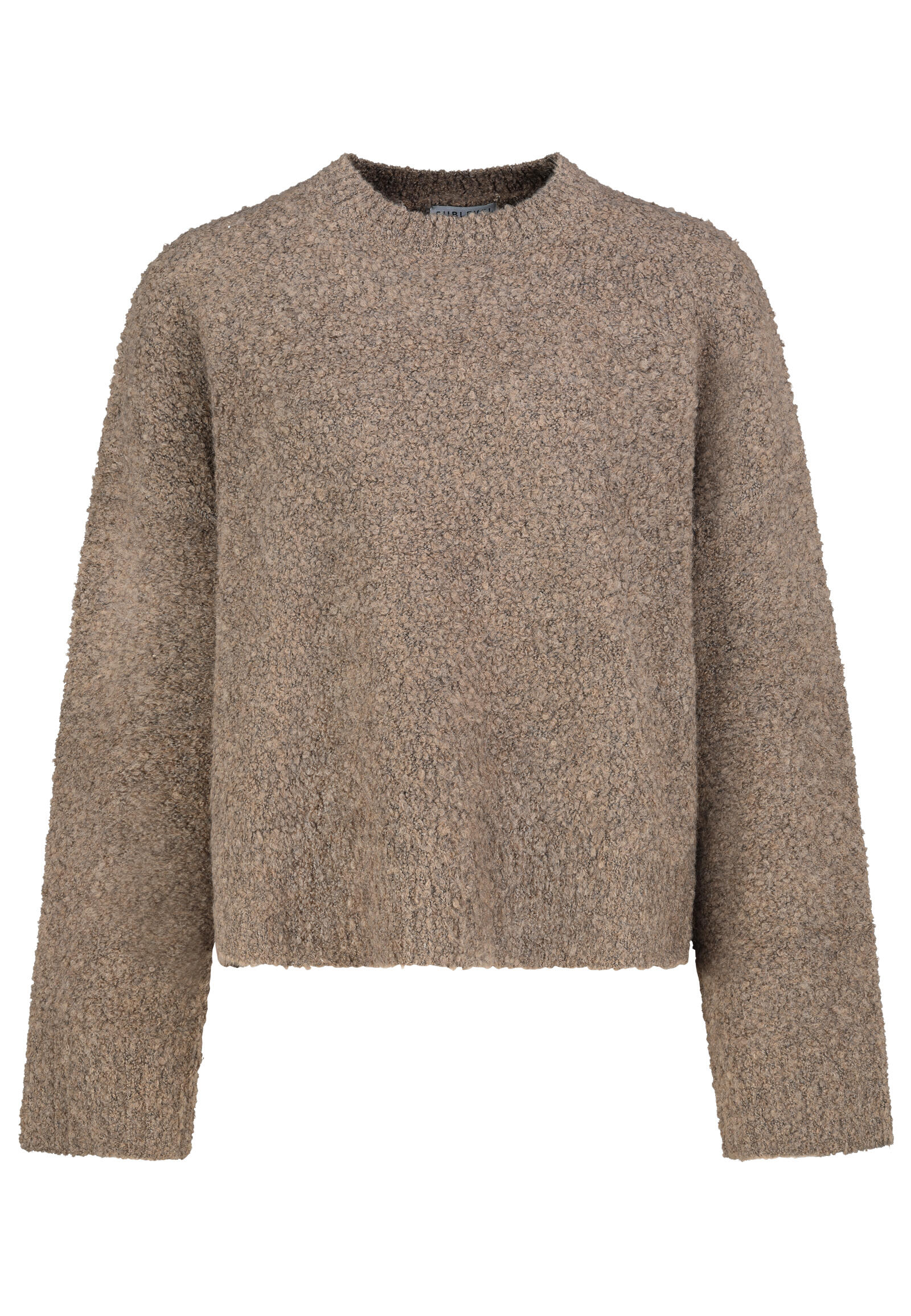 Authentic Style - RE9CIFN0cmlja3B1bGxvdmVy mud brown melange - Gr. - S von Authentic Style